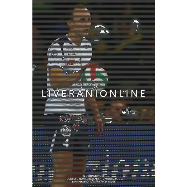 Foto Aldo Liverani/Luca Ghidoni Verona 05/10/2008 Campionato di Pallavolo serie A1 2008-2009 Marmi Lanza Verona-Trentino Volley Nella foto Marcus Popp