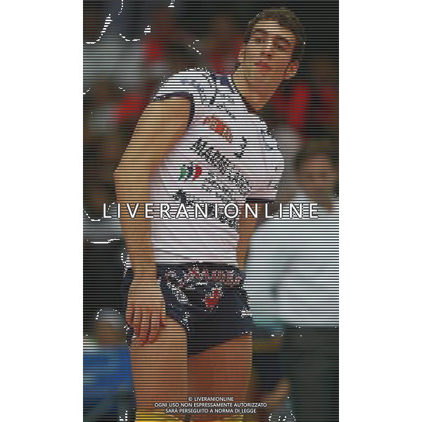 Foto Aldo Liverani/Luca Ghidoni Verona 05/10/2008 Campionato di Pallavolo serie A1 2008-2009 Marmi Lanza Verona-Trentino Volley Nella foto Simone Parodi
