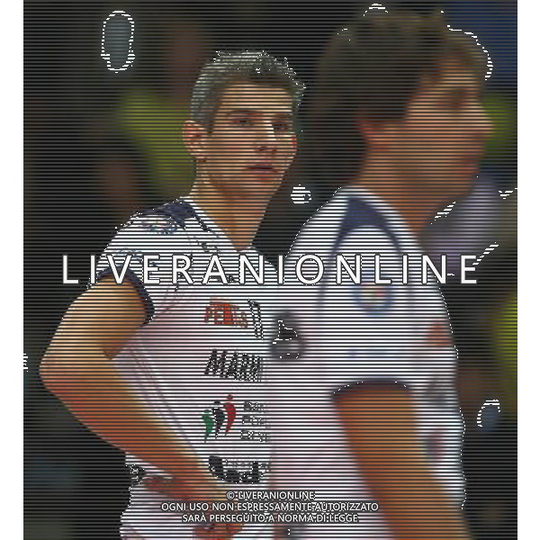 Foto Aldo Liverani/Luca Ghidoni Verona 05/10/2008 Campionato di Pallavolo serie A1 2008-2009 Marmi Lanza Verona-Trentino Volley Nella foto Rob Bontje