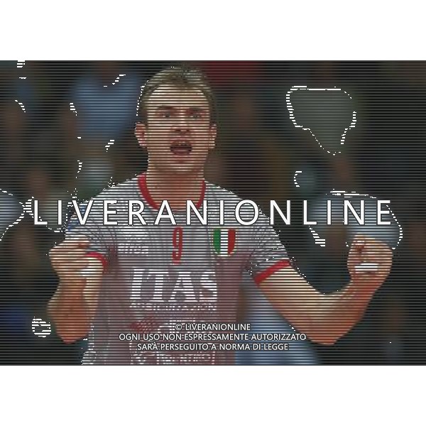 Foto Aldo Liverani/Luca Ghidoni Verona 05/10/2008 Campionato di Pallavolo serie A1 2008-2009 Marmi Lanza Verona-Trentino Volley Nella foto Nikola Grbic