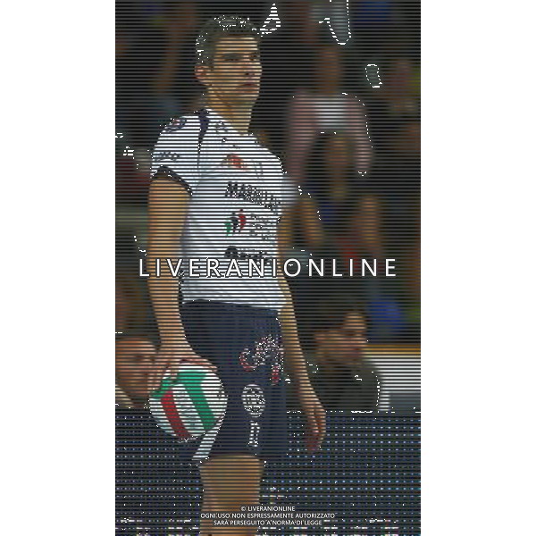 Foto Aldo Liverani/Luca Ghidoni Verona 05/10/2008 Campionato di Pallavolo serie A1 2008-2009 Marmi Lanza Verona-Trentino Volley Nella foto Rob Bontje