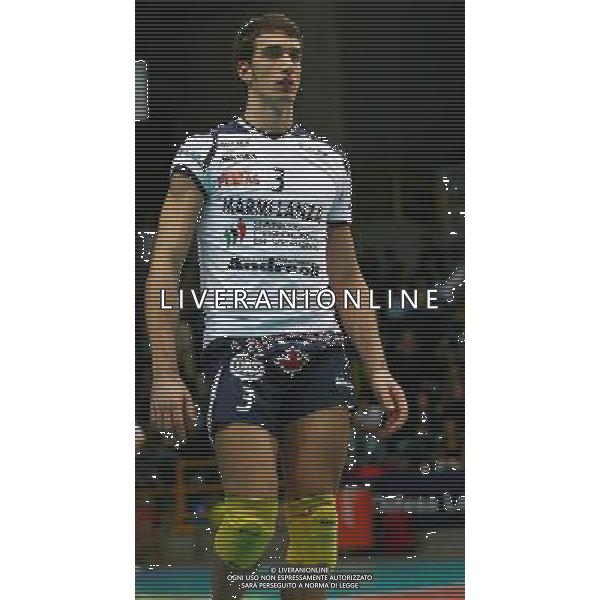 Foto Aldo Liverani/Luca Ghidoni Verona 05/10/2008 Campionato di Pallavolo serie A1 2008-2009 Marmi Lanza Verona-Trentino Volley Nella foto Simone Parodi