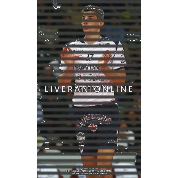 Foto Aldo Liverani/Luca Ghidoni Verona 05/10/2008 Campionato di Pallavolo serie A1 2008-2009 Marmi Lanza Verona-Trentino Volley Nella foto Rob Bontje