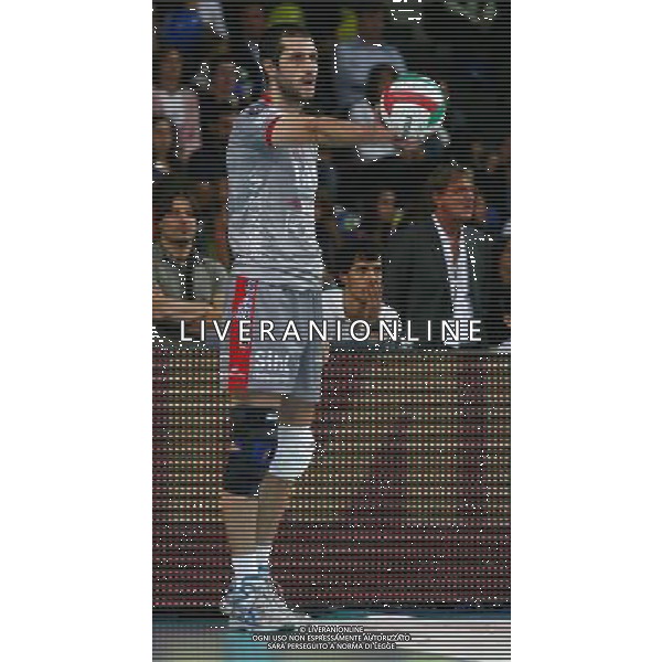 Foto Aldo Liverani/Luca Ghidoni Verona 05/10/2008 Campionato di Pallavolo serie A1 2008-2009 Marmi Lanza Verona-Trentino Volley Nella foto Krasimir Stefanov