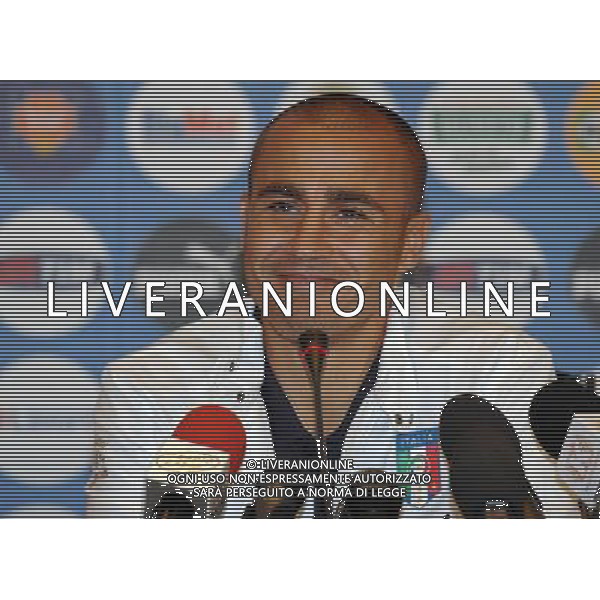 Raduno Nazionale Italiana di Calcio - Conferenza Stampa Coverciano(FI) - 08.10.2008 Nella Foto:CANNAVARO FABIO /Ph.Vitez-Ag. Aldo Liverani