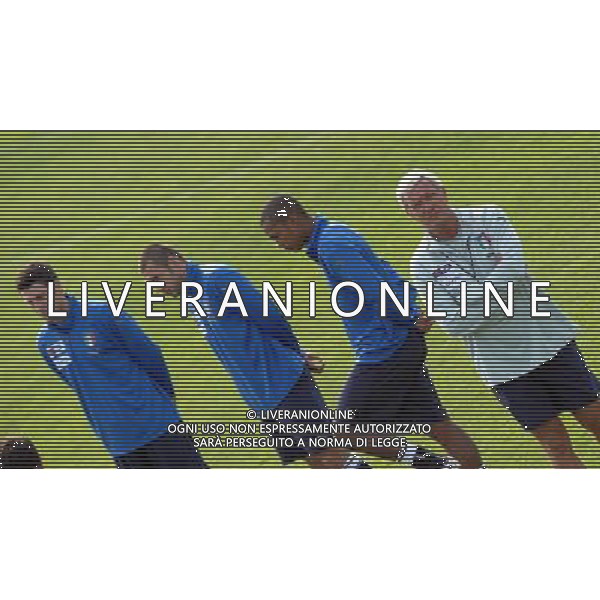 Raduno Nazionale Italiana di Calcio - Allenamento Coverciano(FI) - 08.10.2008 Nella Foto:LIPPI-SANTACROCE-DOSSENA-BONERA /Ph.Vitez-Ag. Aldo Liverani