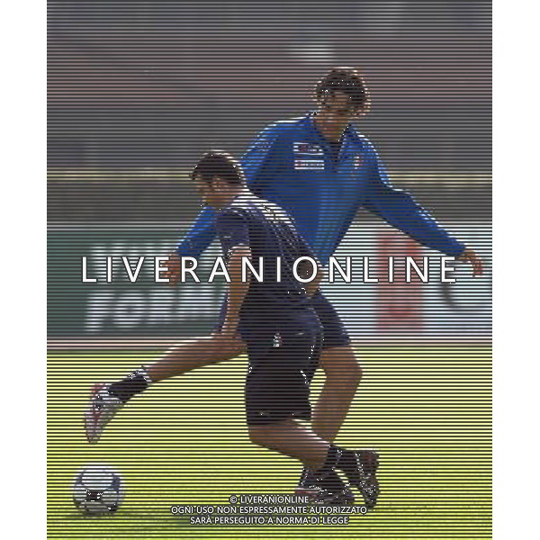 Raduno Nazionale Italiana di Calcio - Allenamento Coverciano(FI) - 08.10.2008 Nella Foto:TONI-DI NATALE /Ph.Vitez-Ag. Aldo Liverani