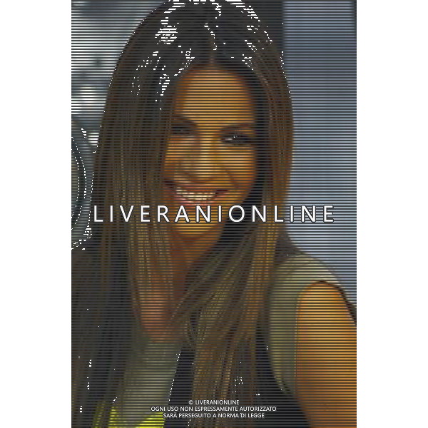 ALESSIA VENTURA OSPITE DELLA TRASMISSIONE MUSICALE TV: \' TRL LIVE@MTV\' DA MILANO FOTO ANTONIO SORANO - AG. ALDO LIVERANI SAS