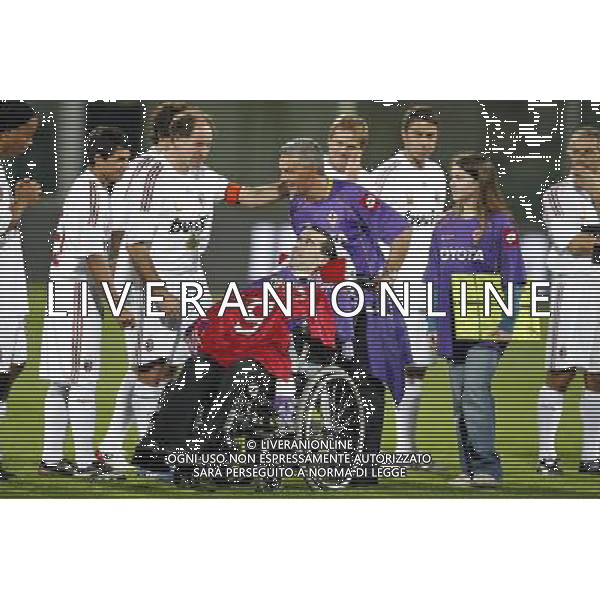FIRENZE, 08 OTTOBRE 2OO8 AMICHEVOLE \'TUTTI PER STEFANO BORGONOVO\' FIORENTINA MILAN NELLA FOTO: STEFANO BORGONOVO CON ROBERTO BAGGIO E FRANCO BARESI FOTO AG. A. LIVERANI SAS 