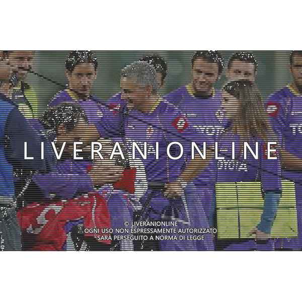 FIRENZE, 08 OTTOBRE 2OO8 AMICHEVOLE \'TUTTI PER STEFANO BORGONOVO\' FIORENTINA MILAN NELLA FOTO: STEFANO BORGONOVO CON ROBERTO BAGGIO E CESARE PRANDELLI FOTO AG. A. LIVERANI SAS 