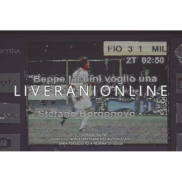 FIRENZE, 08 OTTOBRE 2OO8 AMICHEVOLE \'TUTTI PER STEFANO BORGONOVO\' FIORENTINA MILAN NELLA FOTO: IL TABELLONE CON IL MESSAGGIO DI STEFANO BORGONOVO FOTO AG. A. LIVERANI SAS 