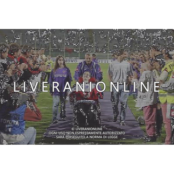 FIRENZE, 08 OTTOBRE 2OO8 AMICHEVOLE \'TUTTI PER STEFANO BORGONOVO\' FIORENTINA MILAN NELLA FOTO: IL TERZO TEMPO A FINE PARTITA FOTO AG. A. LIVERANI SAS