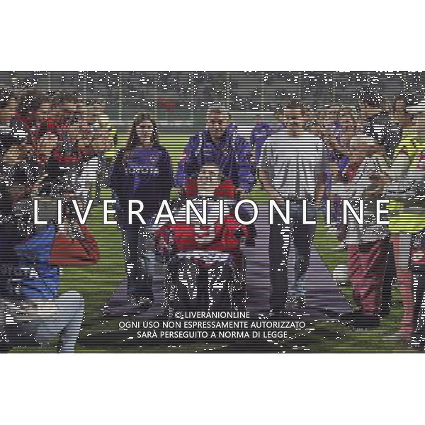 FIRENZE, 08 OTTOBRE 2OO8 AMICHEVOLE \'TUTTI PER STEFANO BORGONOVO\' FIORENTINA MILAN NELLA FOTO: IL TERZO TEMPO A FINE PARTITA FOTO AG. A. LIVERANI SAS