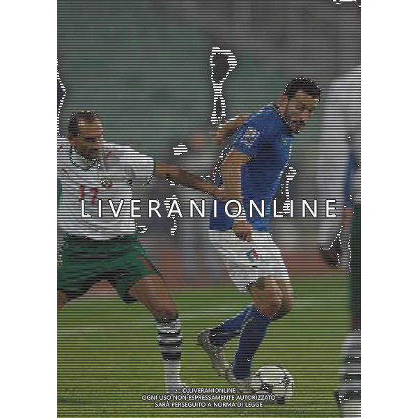 Qualificazioni ai Mondiali Sud Africa 2010 Gruppo 8 Sofia - 11.10.2008 Bulgaria-Italia Nella Foto:ZAMBROTTA-PETROV /Ph.Vitez-Ag. Aldo Liverani