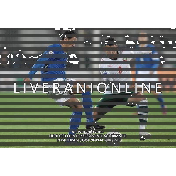 Qualificazioni ai Mondiali Sud Africa 2010 Gruppo 8 Sofia - 11.10.2008 Bulgaria-Italia Nella Foto:PEPE-YANKOV /Ph.Vitez-Ag. Aldo Liverani