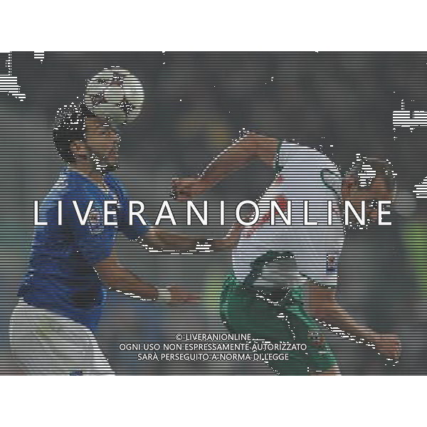 Qualificazioni ai Mondiali Sud Africa 2010 Gruppo 8 Sofia - 11.10.2008 Bulgaria-Italia Nella Foto:ZAMBROTTA-PETROV /Ph.Vitez-Ag. Aldo Liverani