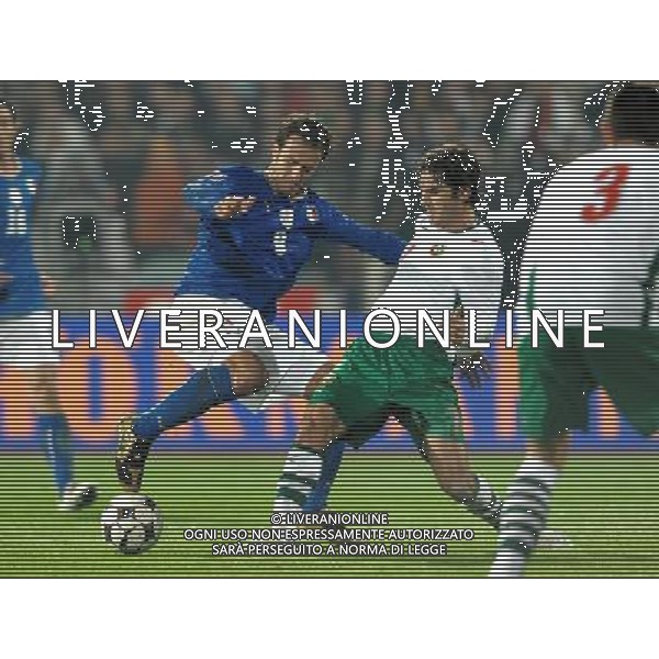 Qualificazioni ai Mondiali Sud Africa 2010 Gruppo 8 Sofia - 11.10.2008 Bulgaria-Italia Nella Foto:GILARDINO-DIMITROV /Ph.Vitez-Ag. Aldo Liverani