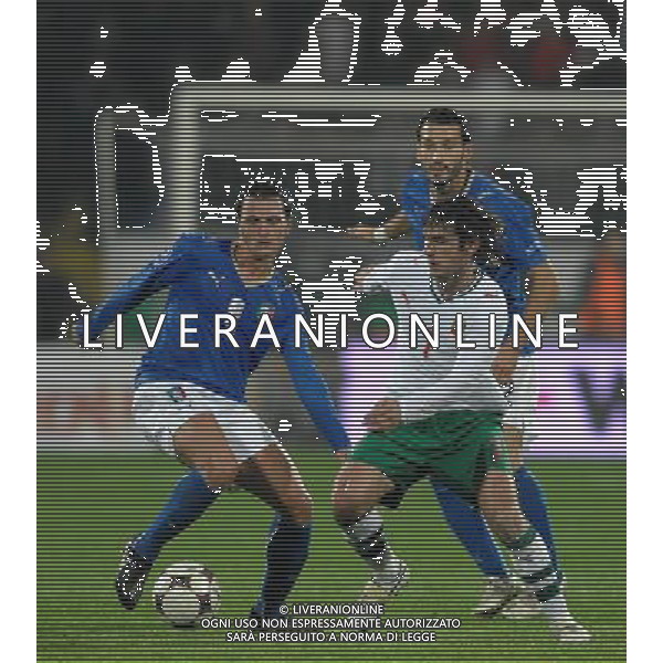 Qualificazioni ai Mondiali Sud Africa 2010 Gruppo 8 Sofia - 11.10.2008 Bulgaria-Italia Nella Foto:PEPE-DIMITROV /Ph.Vitez-Ag. Aldo Liverani