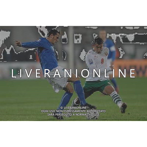 Qualificazioni ai Mondiali Sud Africa 2010 Gruppo 8 Sofia - 11.10.2008 Bulgaria-Italia Nella Foto:PEPE SIMONE-YANKOV CHAVDAR /Ph.Vitez-Ag. Aldo Liverani