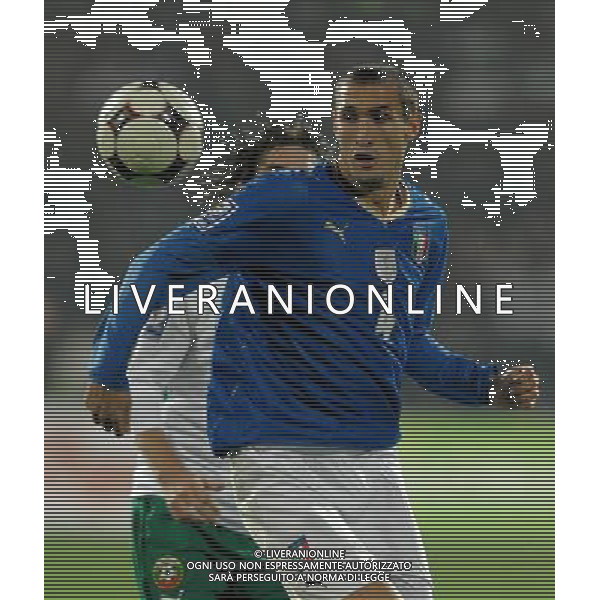 Qualificazioni ai Mondiali Sud Africa 2010 Gruppo 8 Sofia - 11.10.2008 Bulgaria-Italia Nella Foto:CHIELLINI GIORGIO /Ph.Vitez-Ag. Aldo Liverani