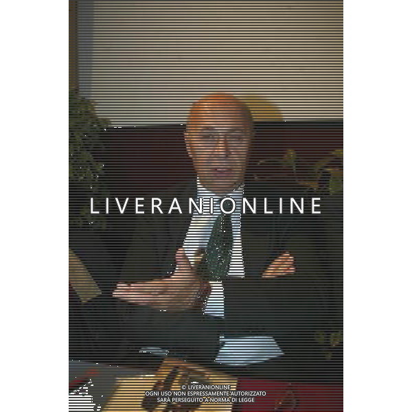 Roma 03/11/2003 - Presentazione del Libro di Carlo Rognoni \'INFERNO TV\' Berlusconi e la legge Gasparri. nella foto Paolo Mieli (Direttore Editoriale Corriere della Sera)* foto terruso fabrizio/Agenzia Aldo Liverani