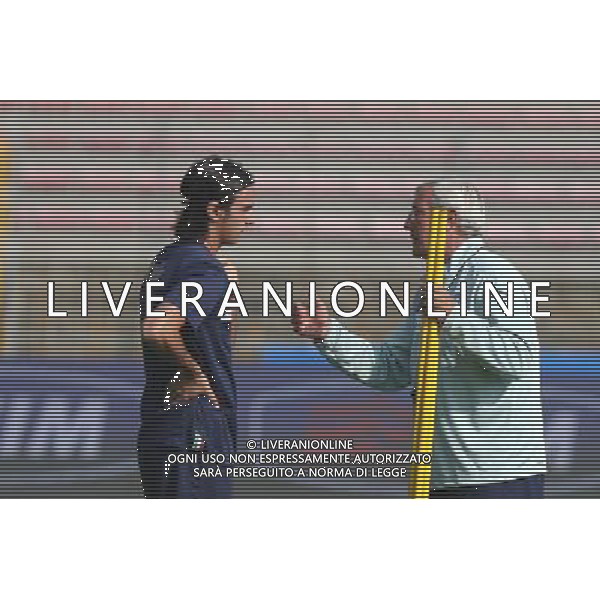 14/10/2008 LECCE ALLENAMENTO ITALIA NELLA FOTO: ALBERTTO AQUILANI CON MISTER LIPPI MARCELLO AG ALDO LIVERANI SAS