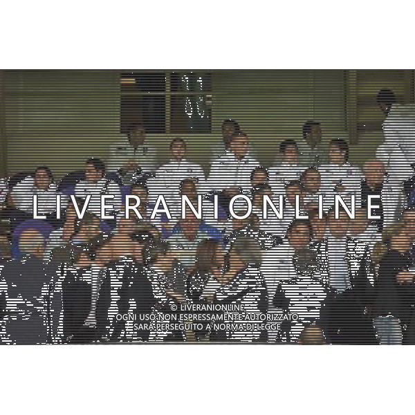 FIRENZE, 08 OTTOBRE 2OO8 AMICHEVOLE \'TUTTI PER STEFANO BORGONOVO\' FIORENTINA MILAN NELLA FOTO: MARCELLO LIPPI CON LA NAZIONALE ITALIANA IN TRIBUNA FOTO AG. A. LIVERANI SAS