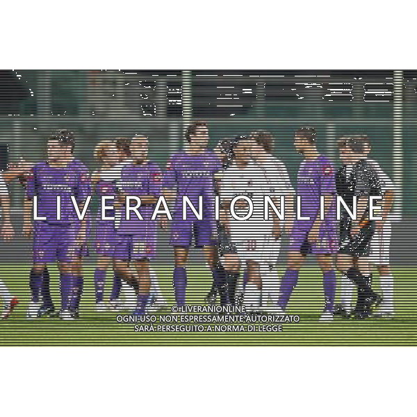 FIRENZE, 08 OTTOBRE 2OO8 AMICHEVOLE \'TUTTI PER STEFANO BORGONOVO\' FIORENTINA MILAN NELLA FOTO: FESTA A FINE PARTITA FOTO AG. A. LIVERANI SAS