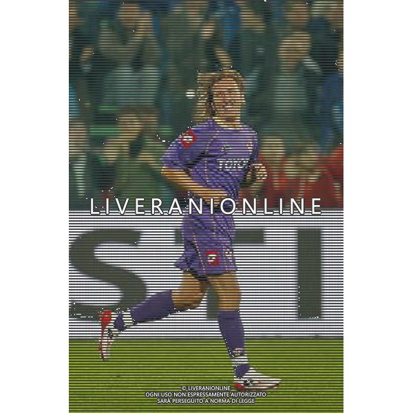 FIRENZE, 08 OTTOBRE 2OO8 AMICHEVOLE \'TUTTI PER STEFANO BORGONOVO\' FIORENTINA MILAN NELLA FOTO: MARCO NAPPI ESULTA DOPO IL GOL FOTO AG. A. LIVERANI SAS