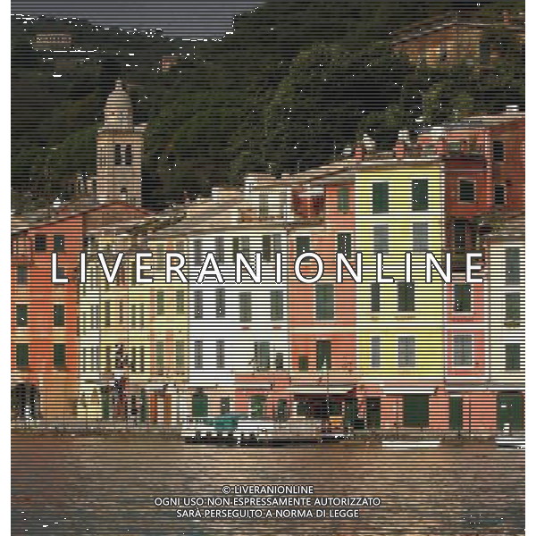 PORTOFINO (Prov. Genova - Liguria - Italia) GENNAIO 2007 NELLA FOTO UNA VEDUTA DELLA CITTA\' DI PORTOFINO FOTO ROMANO/AG ALDO LIVERANI