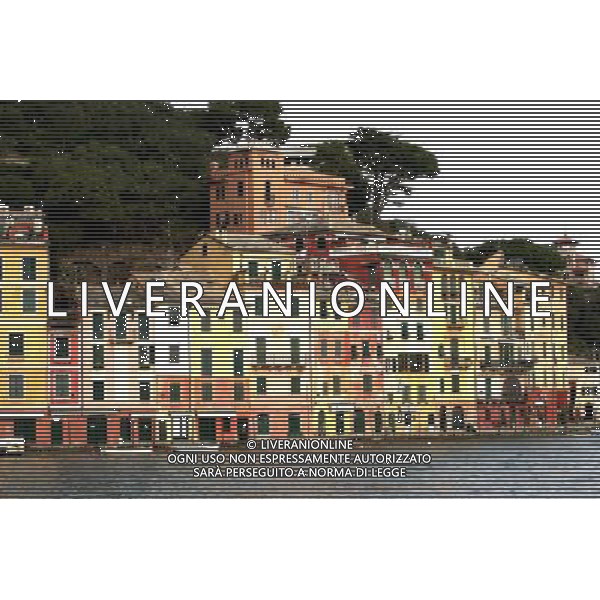 PORTOFINO (Prov. Genova - Liguria - Italia) GENNAIO 2007 NELLA FOTO UNA VEDUTA DELLA CITTA\' DI PORTOFINO FOTO ROMANO/AG ALDO LIVERANI