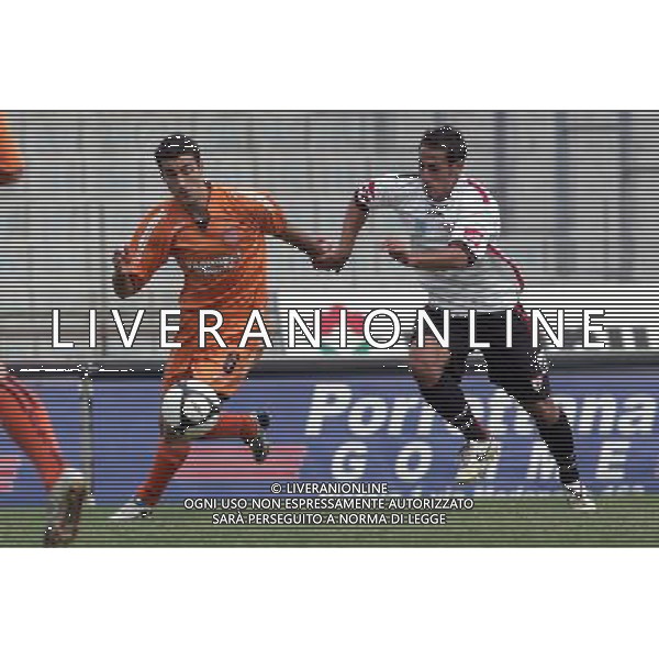 Pistoia ,05/10/2008 Pistoiese _ Foggia LEGA PRO 2008_2009 antonio piccolo ,foggia e matteo legittimo , pistoiese foto Gabriele Maltinti / Aldo Liverani