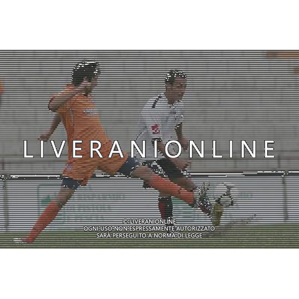 Pistoia ,05/10/2008 Pistoiese _ Foggia LEGA PRO 2008_2009 antonio piccolo ,foggia, e simone fautario ,pistoiese foto Gabriele Maltinti / Aldo Liverani