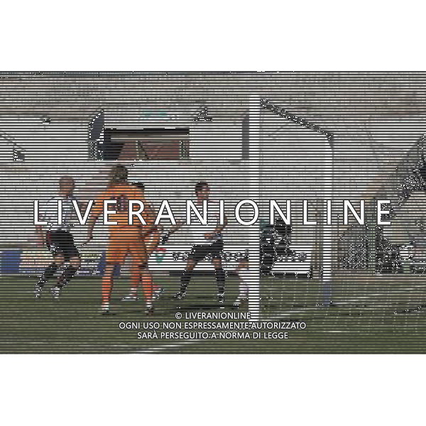 Pistoia ,05/10/2008 Pistoiese _ Foggia LEGA PRO 2008_2009 il gol di gianluca zanetti ,foggia, per il pareggio foto Gabriele Maltinti / Aldo Liverani