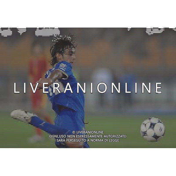 Qualificazioni ai Mondiali Sud Africa 2010 Gruppo 8 Lecce - 15.10.2008 Italia-Montenegro Nella Foto: IL SECONDO GOL DI ALBERTO AQUILANI DEL 2-1 /Ph.Vitez-Ag. Aldo Liverani