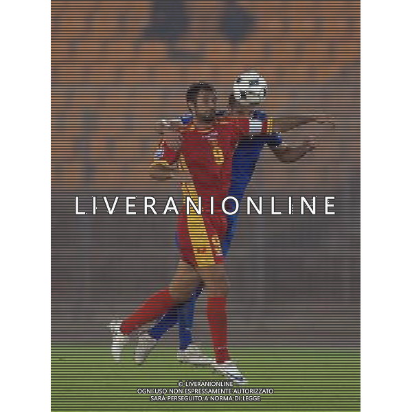 Qualificazioni ai Mondiali Sud Africa 2010 Gruppo 8 Lecce - 15.10.2008 Italia-Montenegro Nella Foto: MIRKO VUCINIC - GIORGIO CHIELLINI /Ph.Vitez-Ag. Aldo Liverani