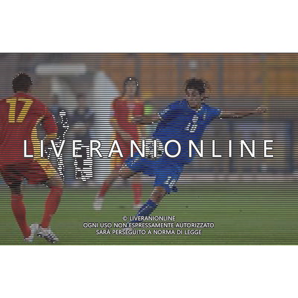 Qualificazioni ai Mondiali Sud Africa 2010 Gruppo 8 Lecce - 15.10.2008 Italia-Montenegro Nella Foto:AQUILANI ALBERTO /Ph.Vitez-Ag. Aldo Liverani