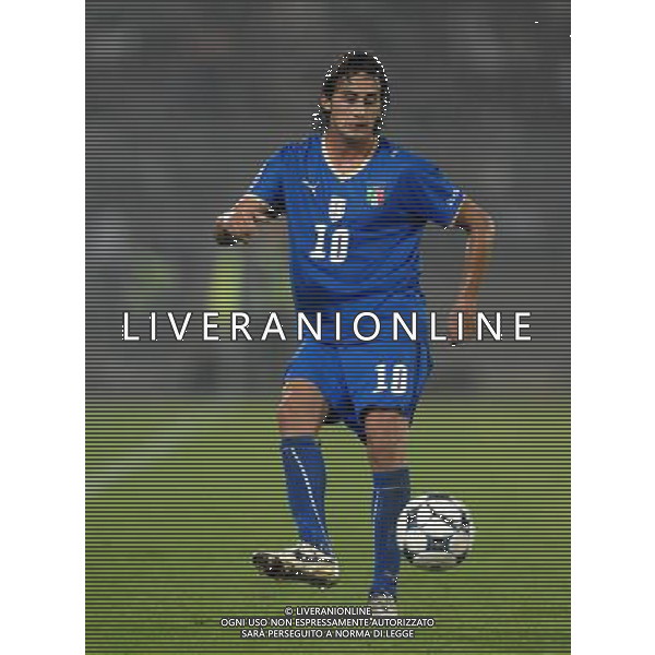 Qualificazioni ai Mondiali Sud Africa 2010 Gruppo 8 Lecce - 15.10.2008 Italia-Montenegro Nella Foto:AQUILANI ALBERTO /Ph.Vitez-Ag. Aldo Liverani