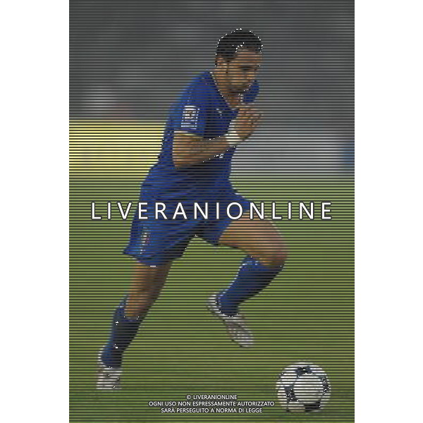 Qualificazioni ai Mondiali Sud Africa 2010 Gruppo 8 Lecce - 15.10.2008 Italia-Montenegro Nella Foto:PEPE SIMONE /Ph.Vitez-Ag. Aldo Liverani