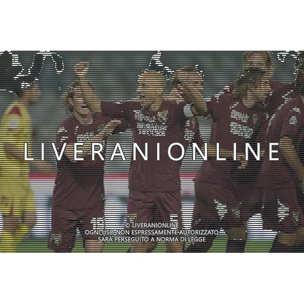 ©Manuela Viganti/Press Photo 01-10-2008 Torino Sport-Calcio Torino Livorno Coppa Italia Tim 2008/2009 Nella foto: Esultanza di Corini e compagni dopo il gol ag aldo liverani