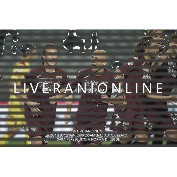 ©Manuela Viganti/Press Photo 01-10-2008 Torino Sport-Calcio Torino Livorno Coppa Italia Tim 2008/2009 Nella foto: Esultanza di Corini e compagni dopo il gol ag aldo liverani