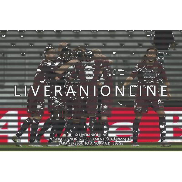 ©Manuela Viganti/Press Photo 01-10-2008 Torino Sport-Calcio Torino Livorno Coppa Italia Tim 2008/2009 Nella foto: Esultanza del torino dopo il gol di Zanetti ag aldo liverani