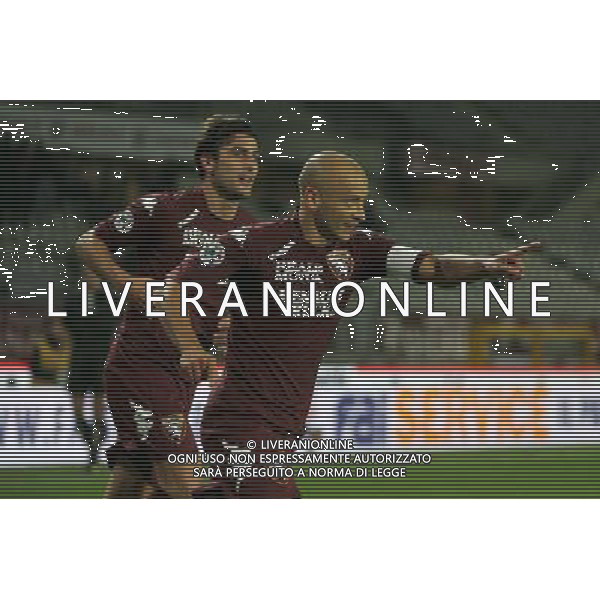 ©Manuela Viganti/Press Photo 01-10-2008 Torino Sport-Calcio Torino Livorno Coppa Italia Tim 2008/2009 Nella foto: Esultanza di Corini dopo il gol ag aldo liverani