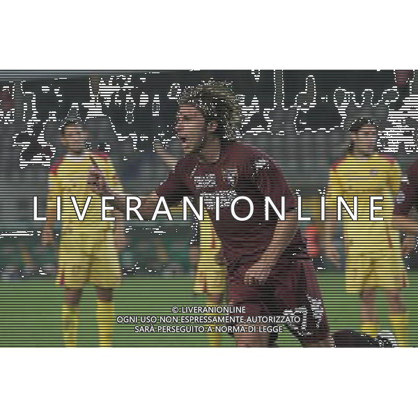 ©Manuela Viganti/Press Photo 01-10-2008 Torino Sport-Calcio Torino Livorno Coppa Italia Tim 2008/2009 Nella foto: Esultanza di Zanetti dopo il gol ag aldo liverani