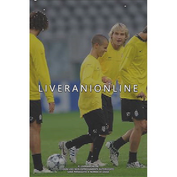 20-10-2008 Torino Sport Calcio Allenamento Champions Juventus Real Madrid Nella foto: pavel nedved e giovinco sebastian ©Alessandro Falzone/Press Photo AG. ALDO LIVERANI SAS