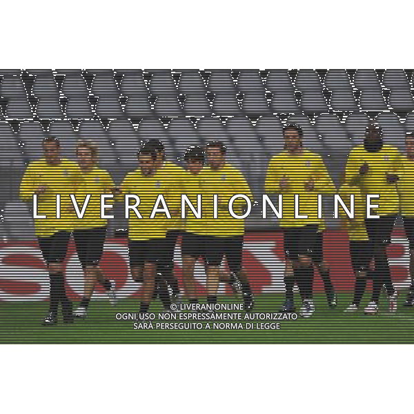 20-10-2008 Torino Sport Calcio Allenamento Champions Juventus Real Madrid Nella foto: il gruppo in allenamento ©Alessandro Falzone/Press Photo AG. ALDO LIVERANI SAS