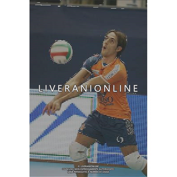 PADOVA 19/10/2008 CAMPIONATO ITALIANO PALLAVOLO MASCHILE SERIE A1 TIM 2008/09 ANTOVENETA PADOVA/MONTICHIARI NELLA FOTO:TIBERTI SIMONE FOTO PAOLA GARBUIO/AG.ALDO LIVERANI
