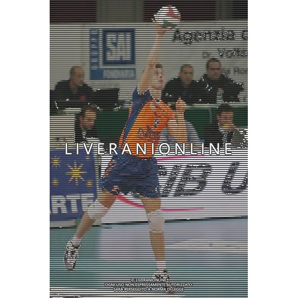 PADOVA 19/10/2008 CAMPIONATO ITALIANO PALLAVOLO MASCHILE SERIE A1 TIM 2008/09 ANTOVENETA PADOVA/MONTICHIARI NELLA FOTO:RAUWERDINK JEROEN FOTO PAOLA GARBUIO/AG.ALDO LIVERANI
