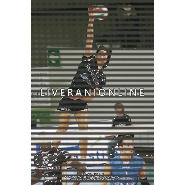 PADOVA 19/10/2008 CAMPIONATO ITALIANO PALLAVOLO MASCHILE SERIE A1 TIM 2008/09 ANTOVENETA PADOVA/MONTICHIARI NELLA FOTO:PERAZZOLO LORENZO FOTO PAOLA GARBUIO/AG.ALDO LIVERANI