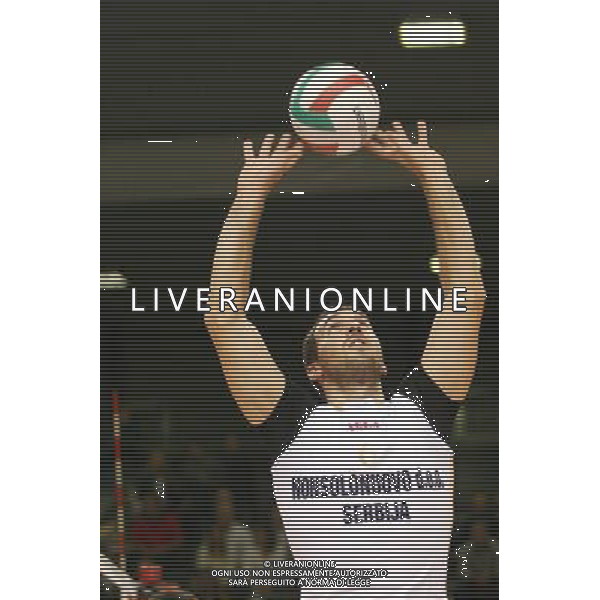PADOVA 19/10/2008 CAMPIONATO ITALIANO PALLAVOLO MASCHILE SERIE A1 TIM 2008/09 ANTOVENETA PADOVA/MONTICHIARI NELLA FOTO:MEGGIOLARO ERARDO FOTO PAOLA GARBUIO/AG.ALDO LIVERANI